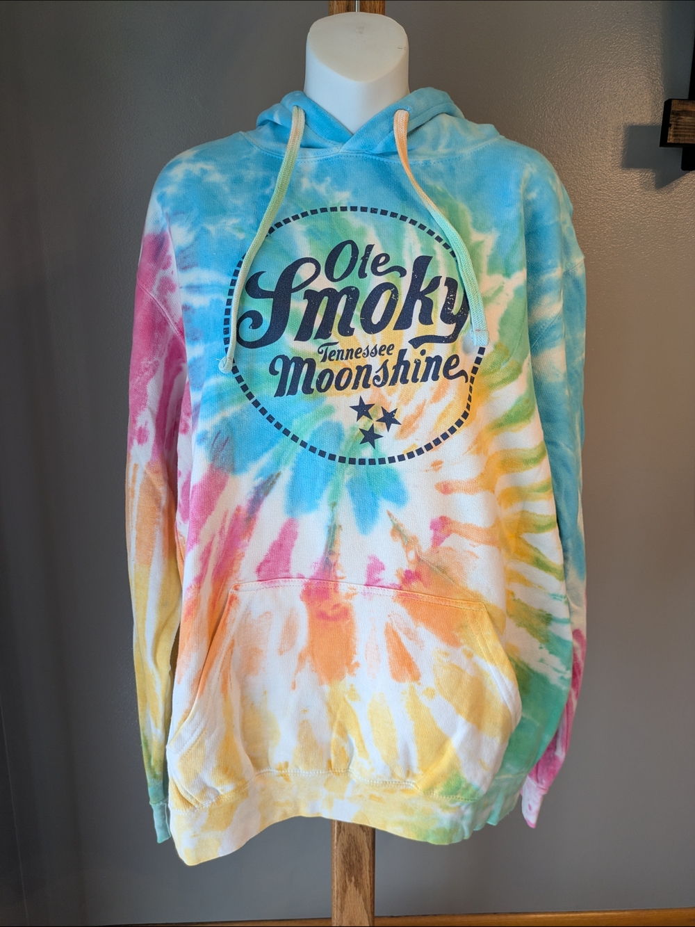 Ole Smoky Moonshine Tie-Dye Pullover Hoodie - Multicolor